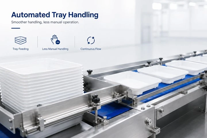 Automated Tray and Powder Handling for Smoother Production Automated Tray and Powder Handling for Smoother Production