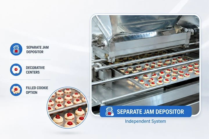 Jam Depositing and Filling for Expanded Product Possibilities Jam Depositing and Filling for Expanded Product Possibilities