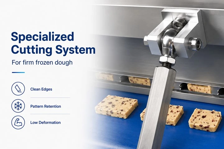 Specialized Cutting System for Challenging Cookie Dough Specialized Cutting System for Challenging Cookie Dough