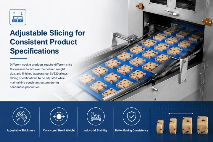 Adjustable Slicing for Consistent Product Specifications Adjustable Slicing for Consistent Product Specifications