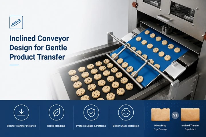 Inclined Conveyor Design for Gentle Product Transfer Inclined Conveyor Design for Gentle Product Transfer